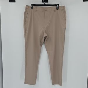 Jack Archer Tan Slim Fit Chinos with Straight-Leg Design Size 40×30